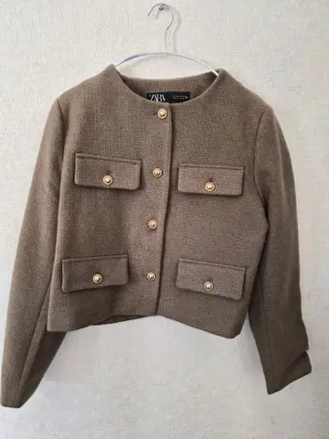 ZARA 카키 자켓 M