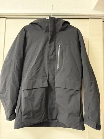 UNIQLO 후드 부착 다운 자켓 M 사이즈 다크 그레이