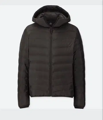 UNIQLO 유니클로 울트라 라이트 다운 심리스 후드티 블랙 M 사이즈