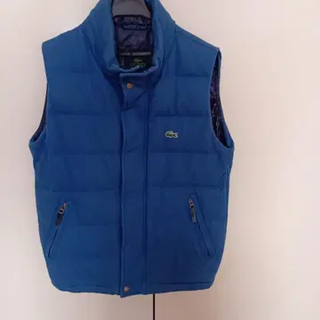 Lacoste 파랑 다운 베스트 퀼팅