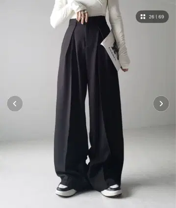 블랙 슬랙스 S 사이즈