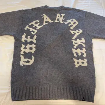 DENHAM 덴함 그레이 니트 스웨터