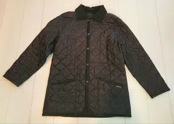 LAVINHAM 블랙 퀼팅 자켓