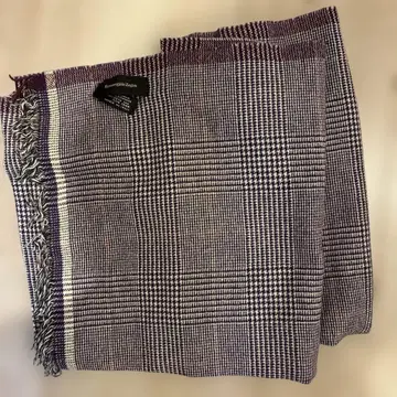 Ermenegildo Zegna 체크 스톨 약 50cm x 180cm