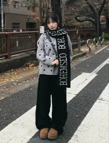 emmy 프린지 와이드 블랙 데님 팬츠 S 즉시 발송 가능