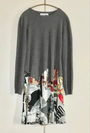 [미착용] 모스키노 튤 무릎 기장 원피스