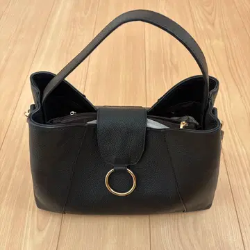 비타페리체 본 소가죽 원 핸들 핸드백