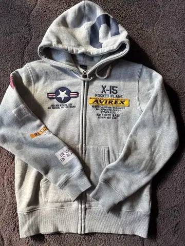 AVIREX X-15 ROCKET PLANE 후드티