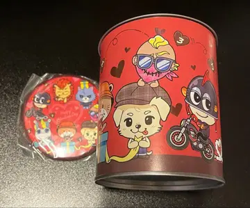 JSB3 발렌타인 캔 저금통 캔뱃지 세트