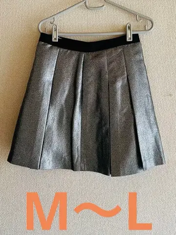 #실버 #플리츠 스커트 #무릎 기장