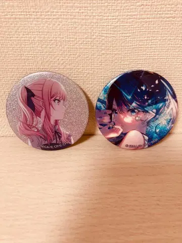 프로세카 아키야마 미즈키 & 호시노 이치카 캔뱃지 세트