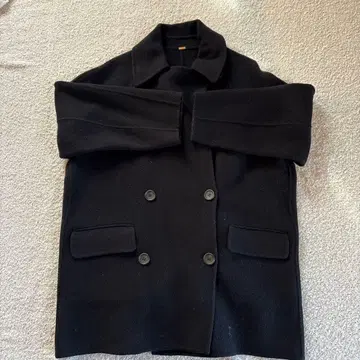 Mila Owen 코트 카라 스트랩 하프 기장 리버 P코트