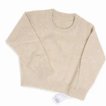 [ 25AW ] noble 야크 크루넥 풀오버 화이트 야크 100%