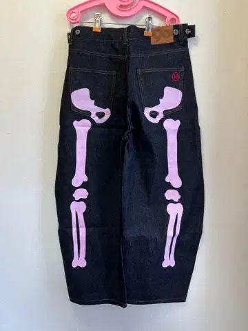 90 9090 Bone Rigid Denim Pants 데님 M 핑크