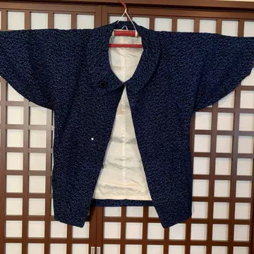 네이비 꽃무늬 겉옷