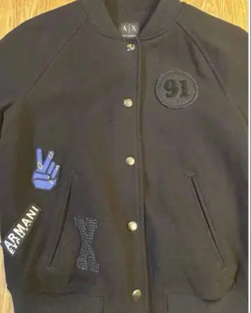 AIX ARMANI EXCHANGE 바시티 자켓