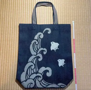 쿠라시키야 데님 토트백 미사용품