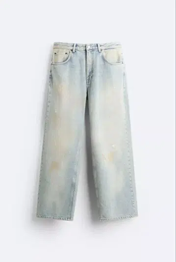 ZARA 라이트 블루 와이드 배기 데님