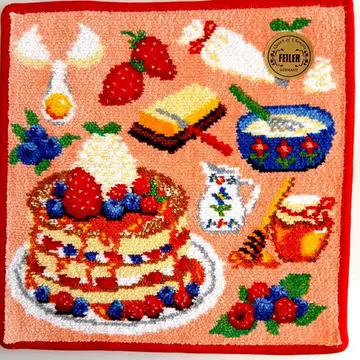 완판템 새상품 페이러 타월 손수건 빵빵빵 케이크