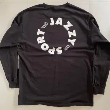 jazzy sport 롱 티셔츠 블랙 L 레어