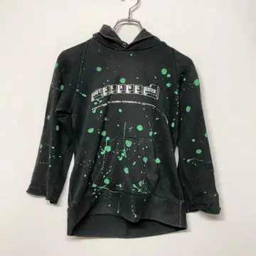 굿페이드 구제 의류 RNA 패러디 RNAMONES 프린트 후드티