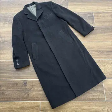 NY 블랙 체스터 코트