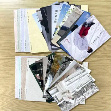 사카구치 켄타로 사카구치,의 것. 뉴스레터 9권 & 엽서 19장 세트