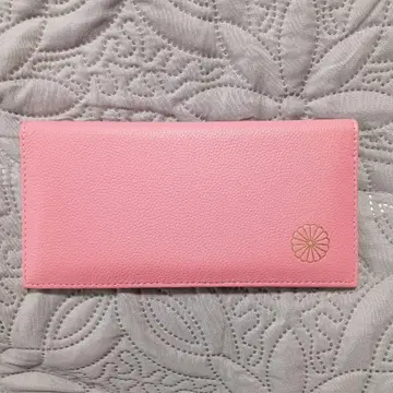 황궁 핑크 가죽 장지갑 박스형