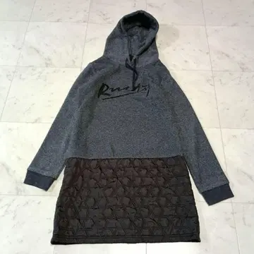 RUSTY 러스티 이소재 후드티 원피스 속기모 M