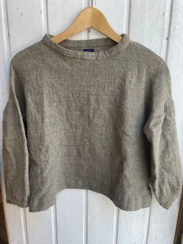 새상품급 ichi 린넨 울 풀오버