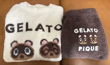 젤라또피케 동물의 숲 콜라보 룸웨어 세트