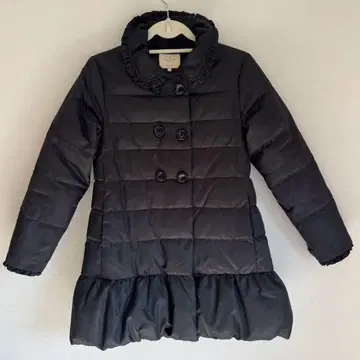 케이트 스페이드 다운 코트 160 블랙 키즈 프릴