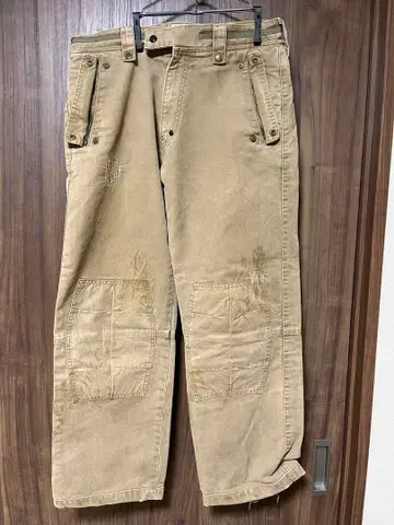 PRPS 베이지 워크 팬츠 데미지 가공