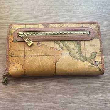 프리마 클라세 지도안 라운드 지퍼 롱 지갑