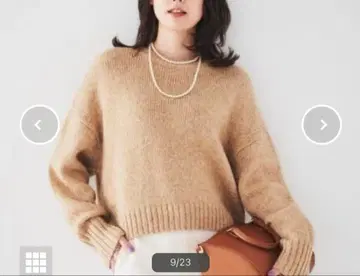 작년 구매 새상품급 언타이틀 24AW 풀오버 라메 니트 2