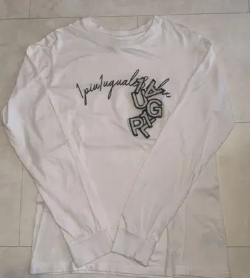 1PIU1UGUALE3 화이트 긴팔 티셔츠 사이즈 4