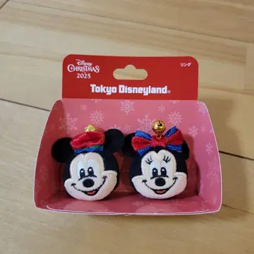 디즈니 미키 미니 링 크리스마스 반지 머리끈 완판 레어