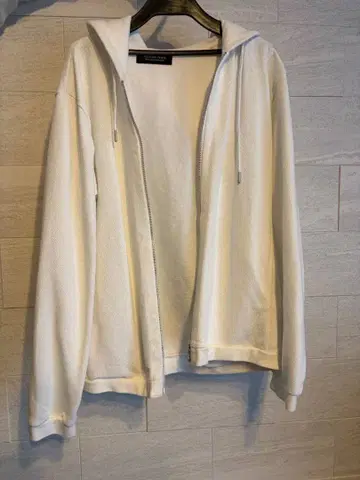 [ 나노 유니버스 ] 화이트 풀 집업 후드티