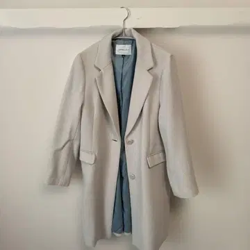 UNRELISH 체스터 코트 38 사이즈 라이트 그레이