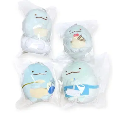 스미코구라시 토카게 마스코트 봉제 인형 4개 세트