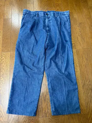 멕시코제 DOCKERS 데님 슬랙스 투 턱 센터 프레스