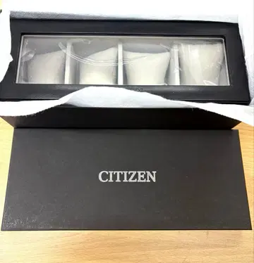 CITIZEN 시계 케이스 4개 수납 블랙
