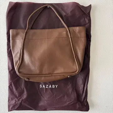 SAZABY 브라운 숄더백