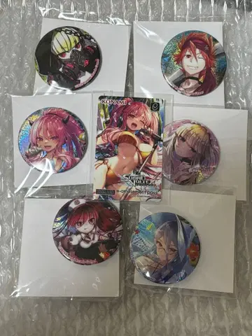 코나미 프리미엄 복권 SOUND VOLTEX 캔뱃지 e패스 모음