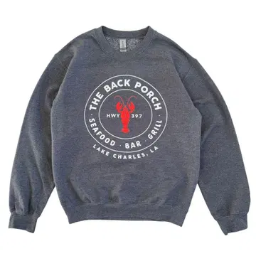 길단 맨투맨 트레이닝복 그레이 긴팔 프린트 아메카지 미국 빈티지 의류