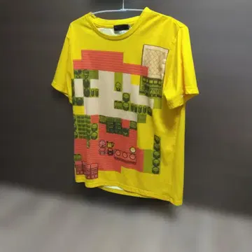포켓몬 x 슈퍼 마리오 8비트 T셔츠 L 사이즈