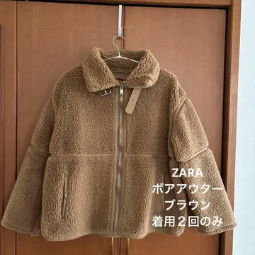 착용 2회뿐인 ZARA 보아 아우터 브라운