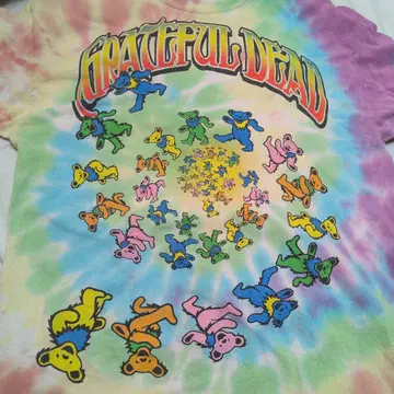 그레이트풀 데드 타이 다이 T셔츠 L 락밴드 티셔츠