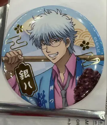 JF2026 현장 회장 한정판 사카타 긴파치 긴토키 금박 캔뱃지