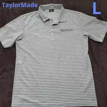 TaylorMade 스트라이프 골프 셔츠 S